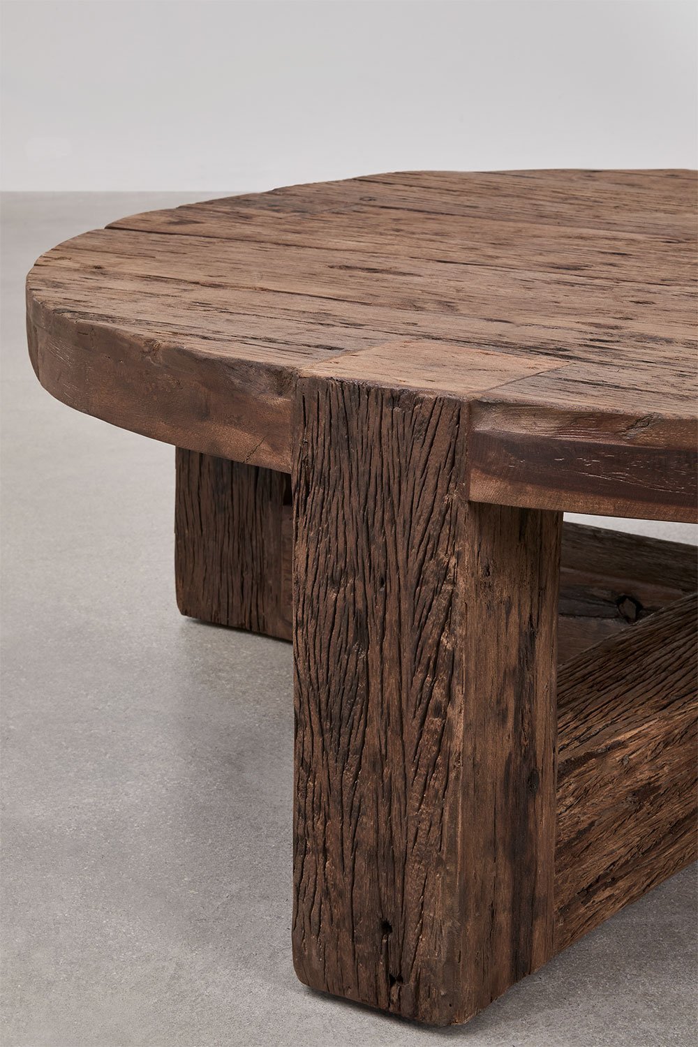 Staliukas kavos JENDEA apvalus, perdirbta mediena