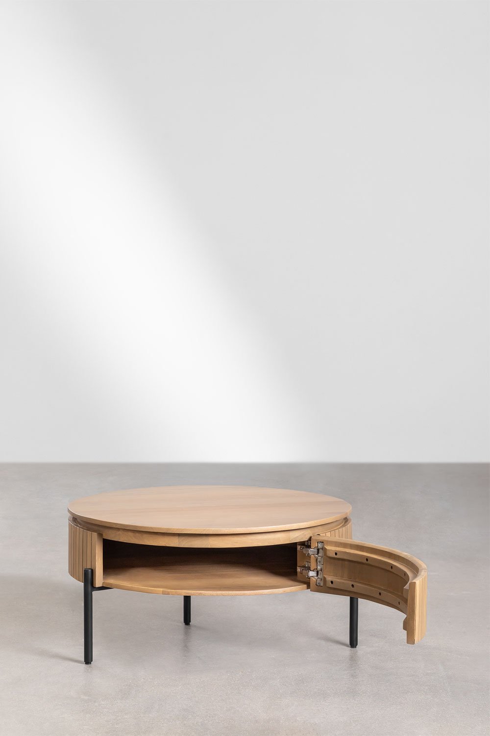 Kavos staliukas ADUMIA, mango medis, apvalus