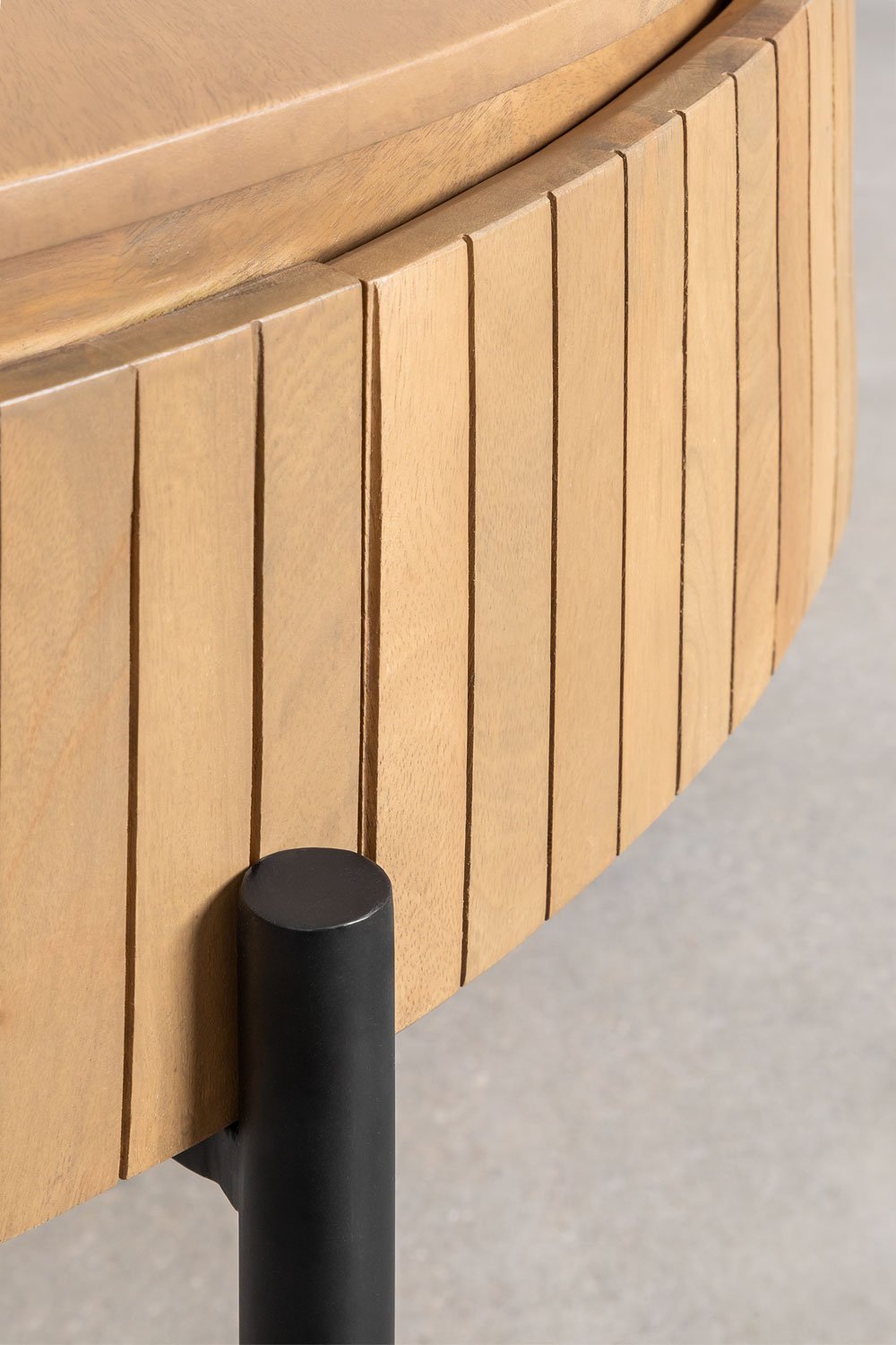 Kavos staliukas ADUMIA, mango medis, apvalus