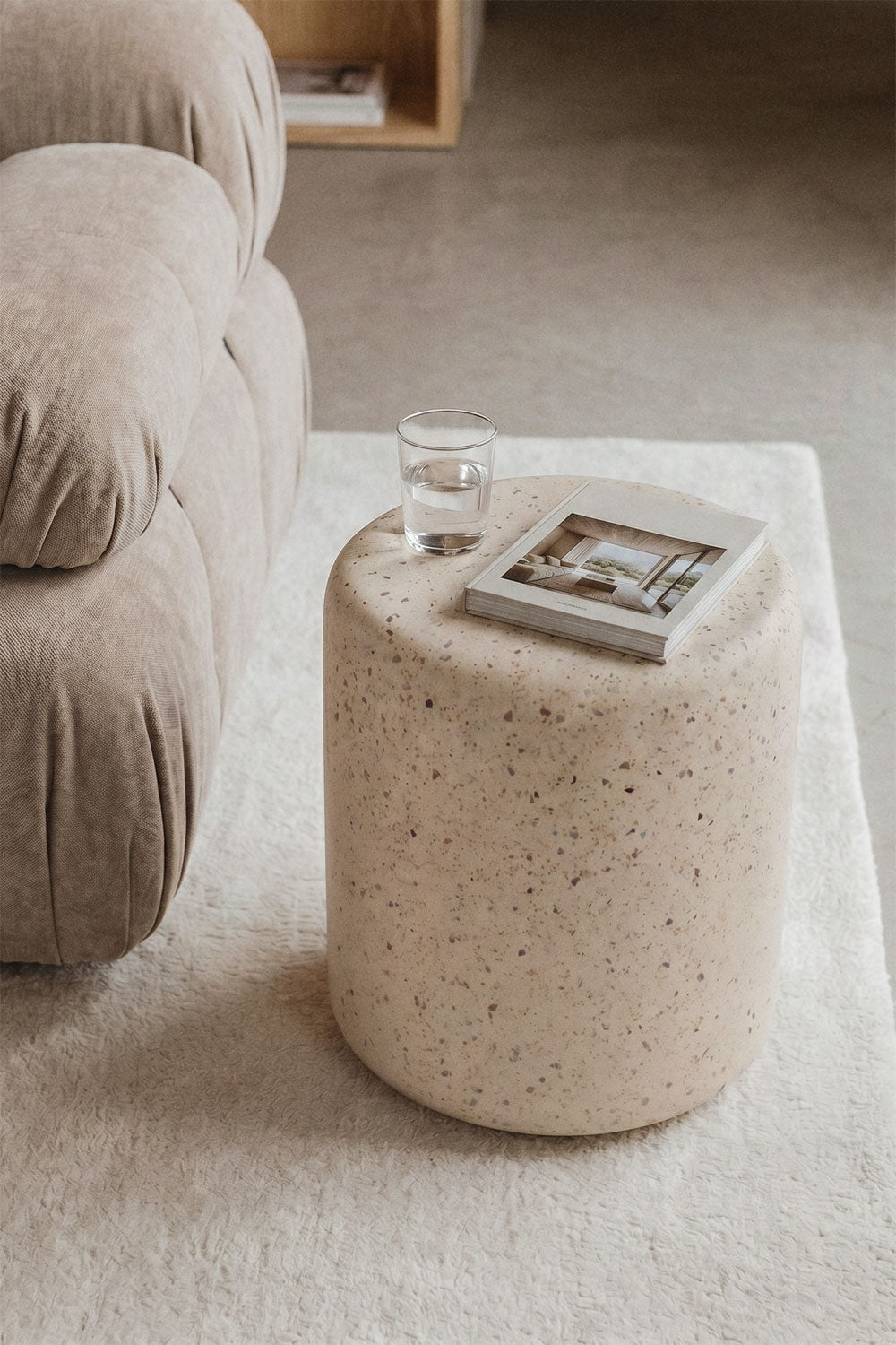 Pagalbinis staliukas GARIINO, terrazzo