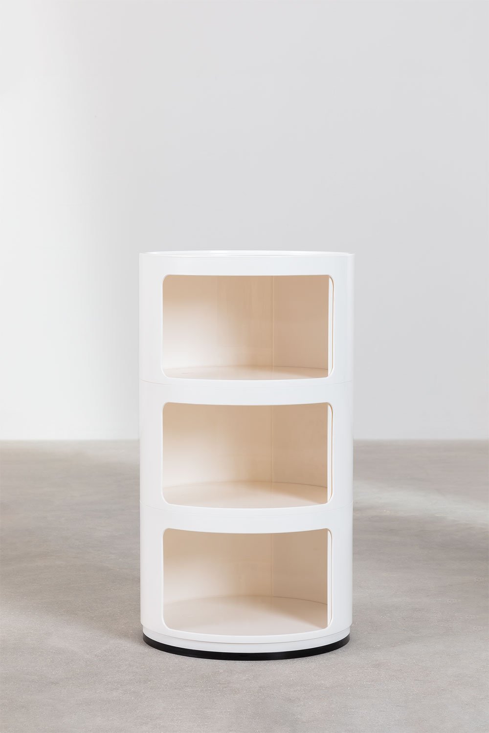 Šoninis staliukas BABEL, ATALE su lentynomis