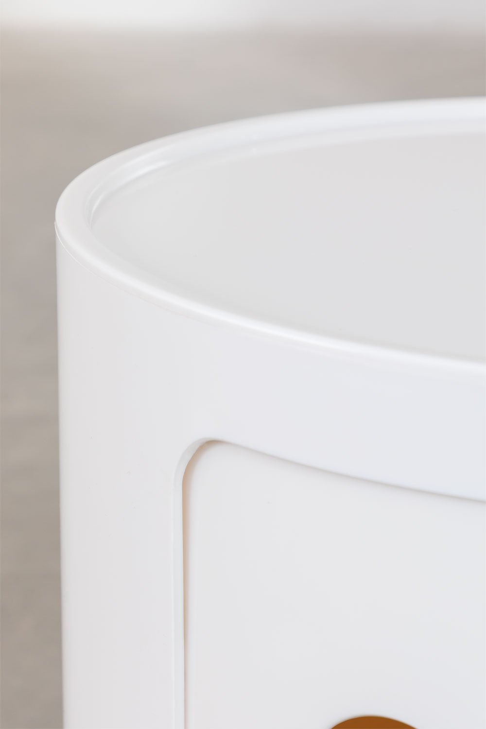 Šoninis staliukas BABEL, ATALE su lentynomis