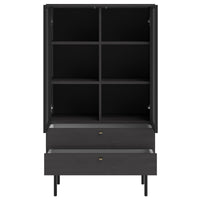 Žema vitrina OLAR, uosio, 85 cm
