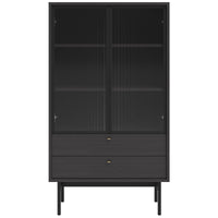 Žema vitrina OLAR, uosio, 85 cm