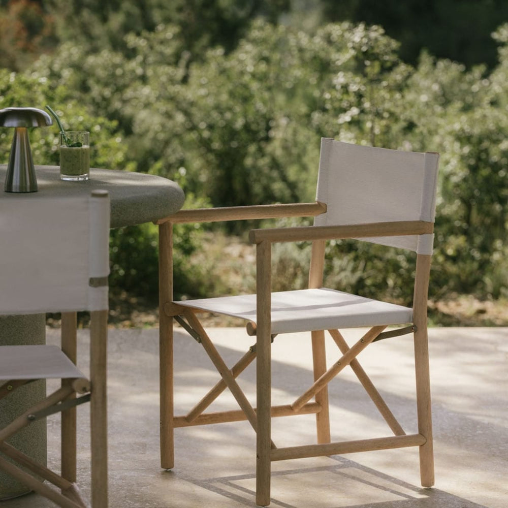 Director's Chair AKORAS, light acacia brown