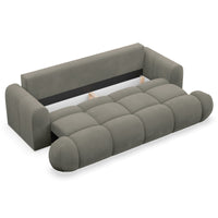 Sofa-lova TARRA, tamsiai smėlinė – durelių vidus