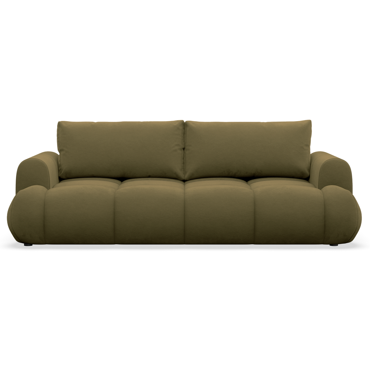 Sofa-lova TARRA baltame fone, alyvuogių