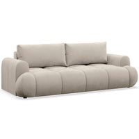 Sofa-lova TARRA, smėlinė jaukioje namų aplinkoje