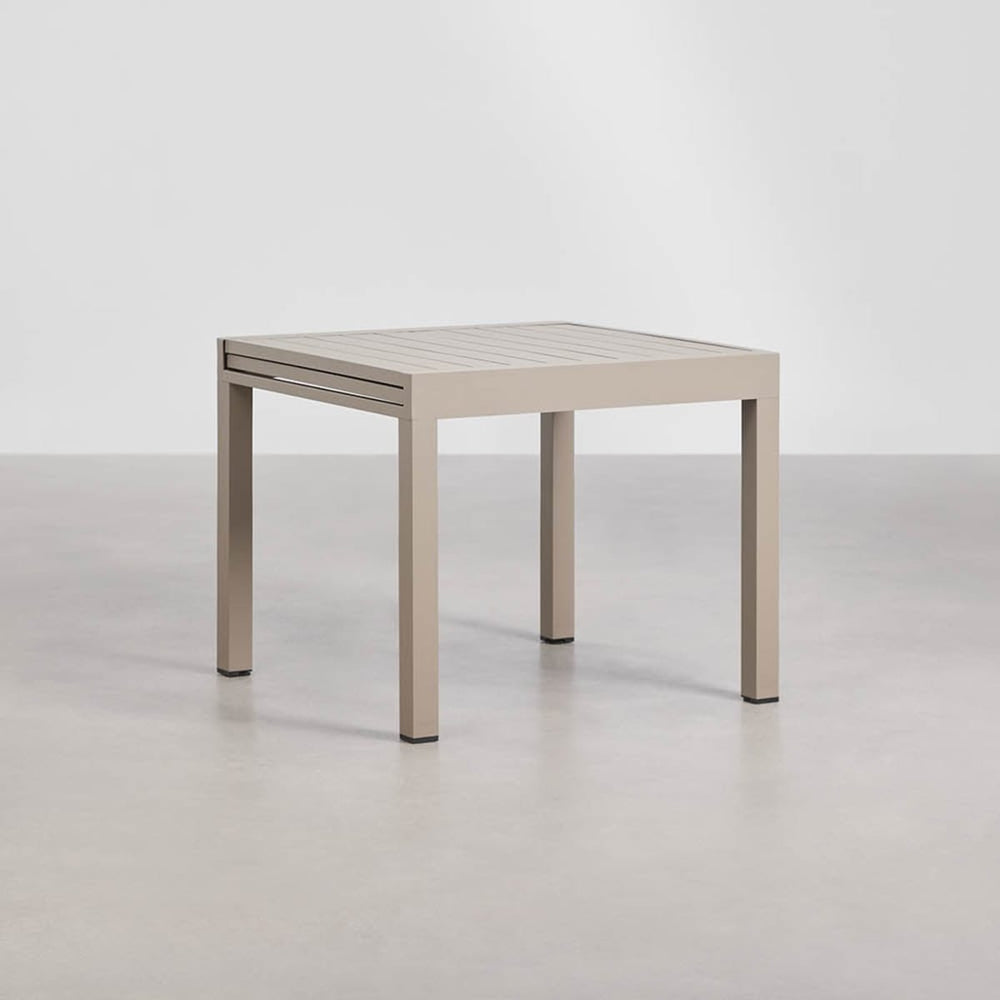 STARMI outdoor table, square, mocha brown