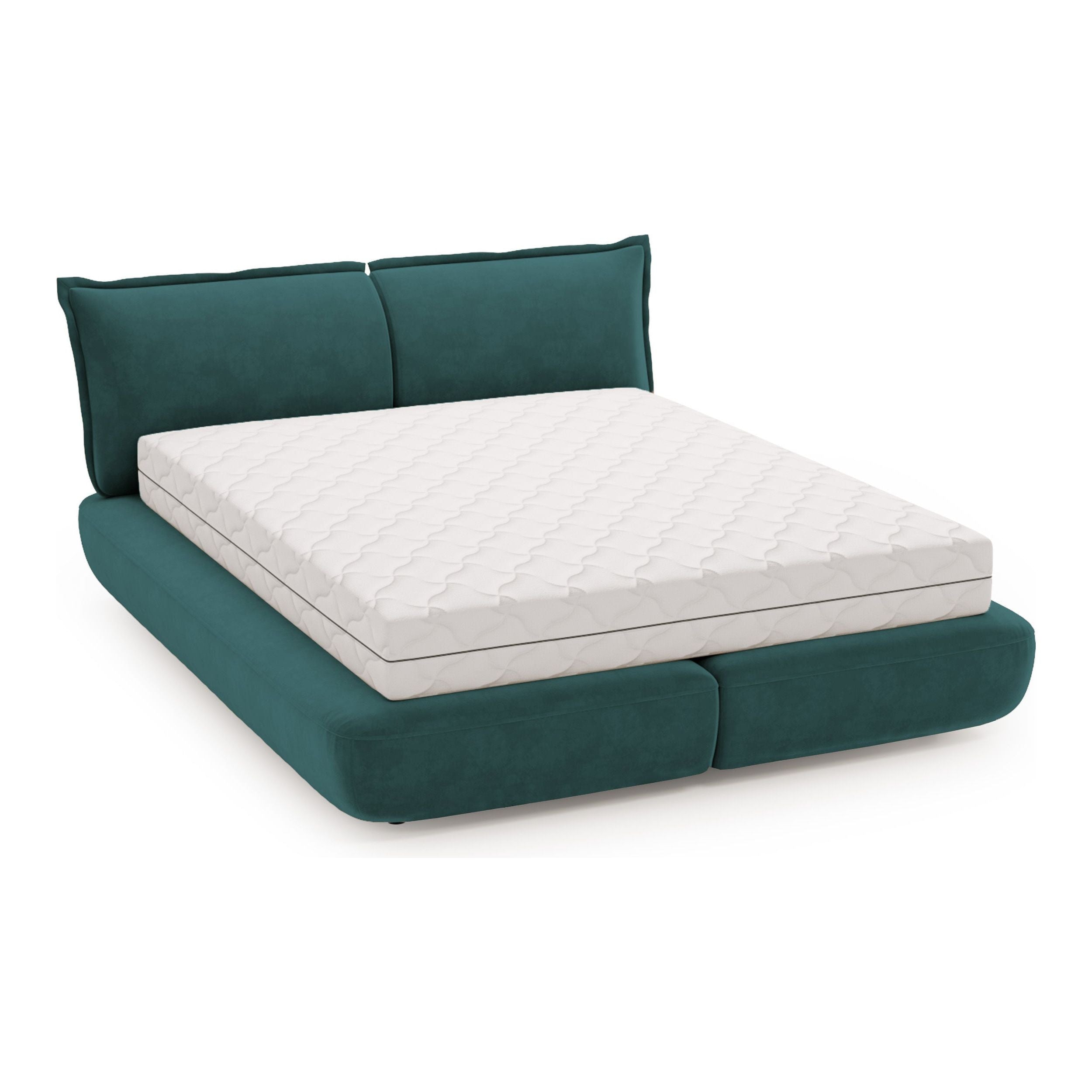 Minkšta lova BORBELE, turquoise spalva