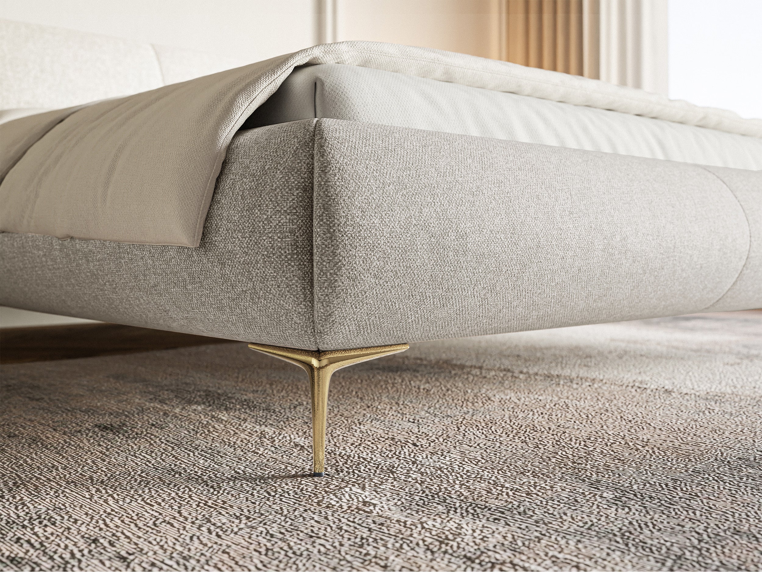 VELORA bed, sand
