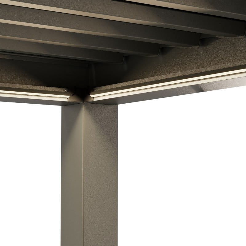 LED apšvietimas pergolei VERANO 5x3 m, antracito