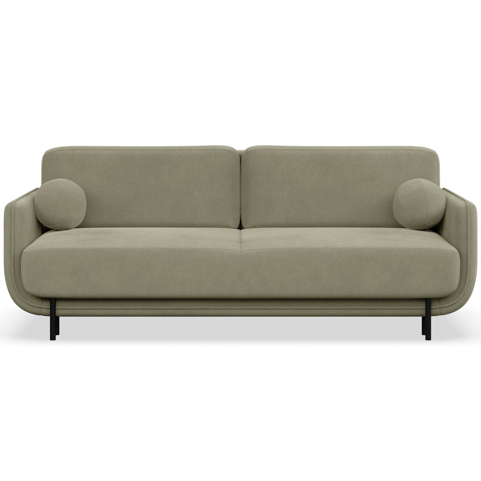 Sofa-lova OVALS, šalavijų veliūras