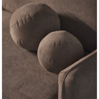 Sofa-lova OVALS, šviesiai ruda veliūras