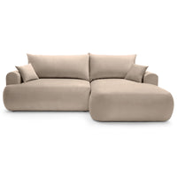 Kampinė sofa CORMAC priekinis vaizdas