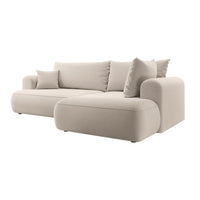Kampinė sofa-lova CORMAC, šviesiai smėlinė