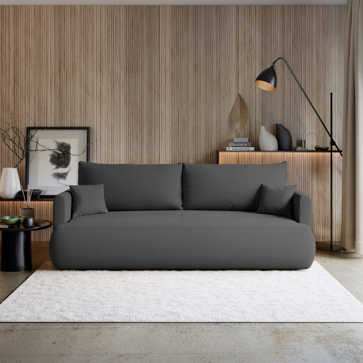Sofa-lova CORMAC mini moderniame svetainės interjere