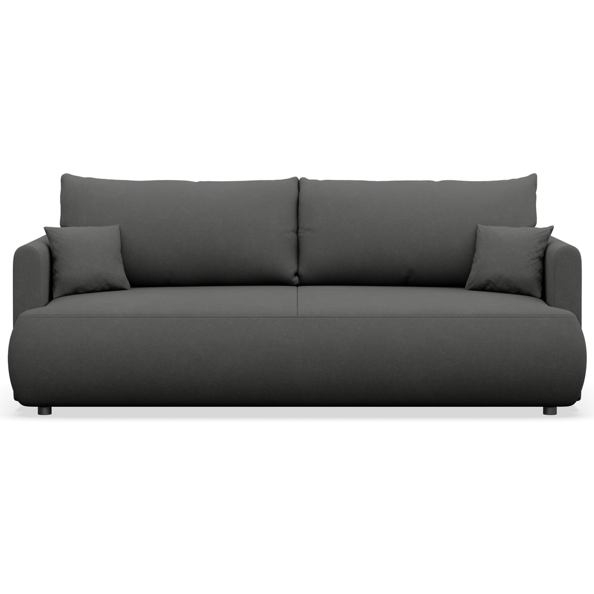 Sofa-lova CORMAC mini – bendras vaizdas, tamsiai pilka