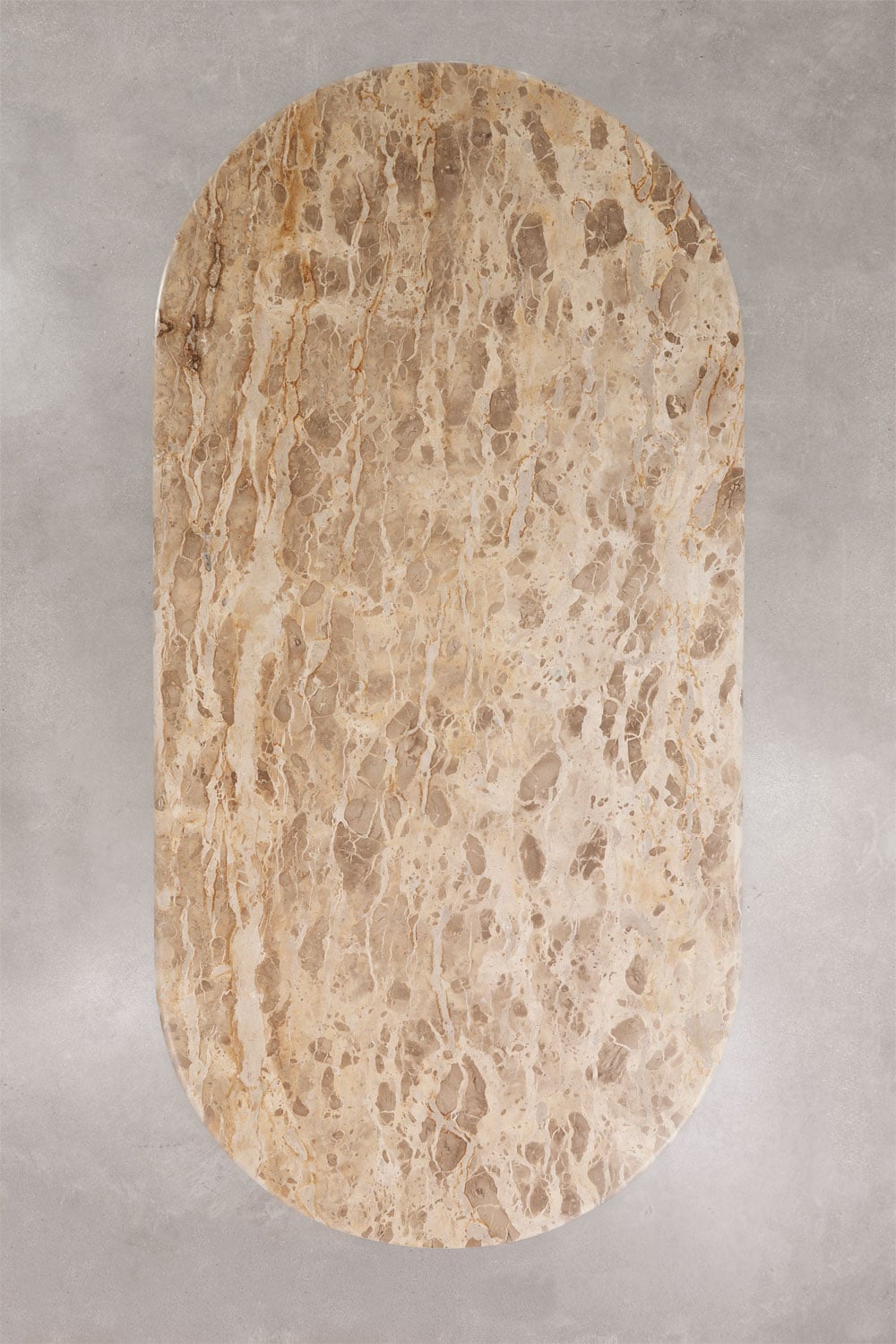 Valgomojo stalas BROMA, marmuras, 220 cm