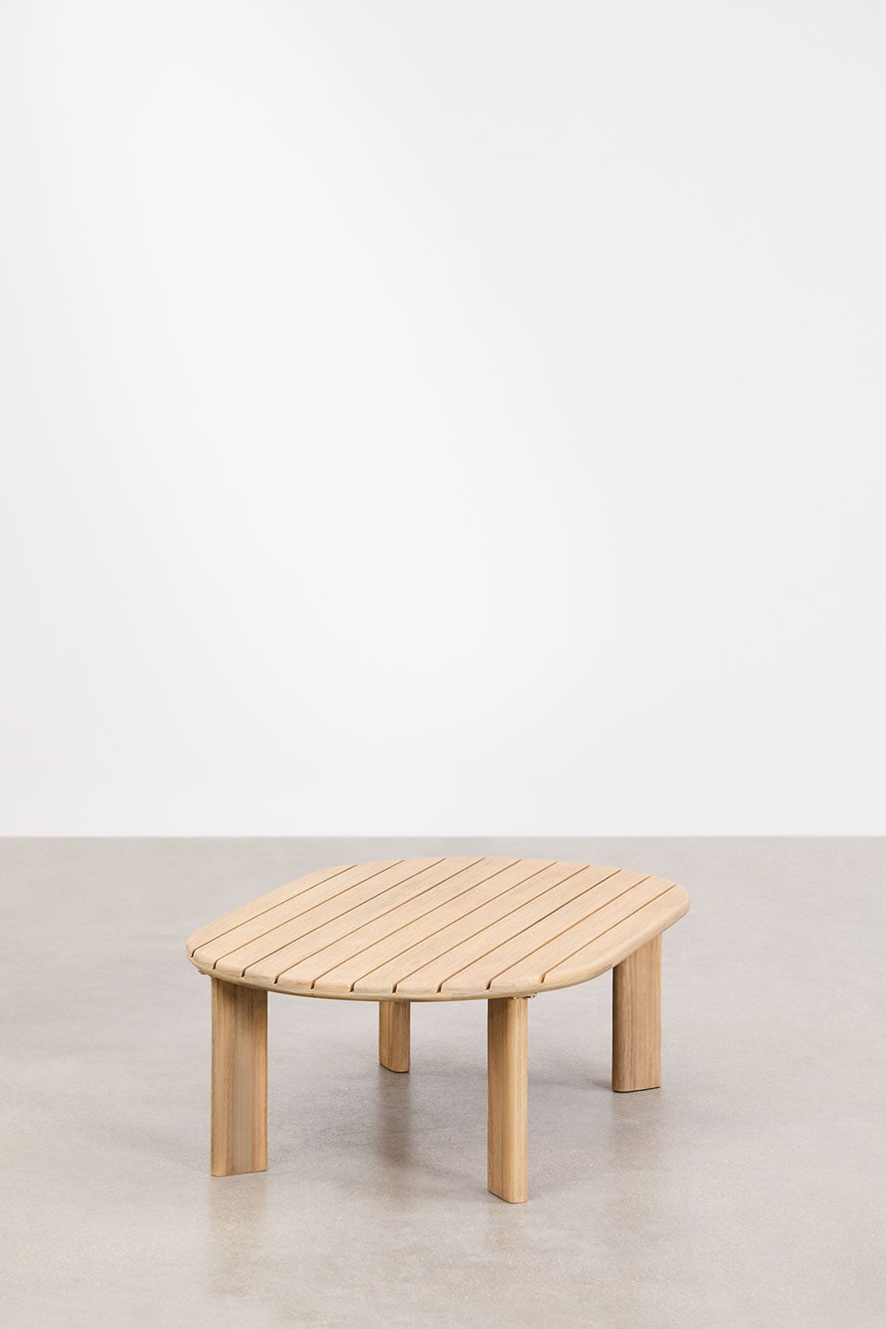 Kafijas galdiņš AKINO, ovāls, akācija
