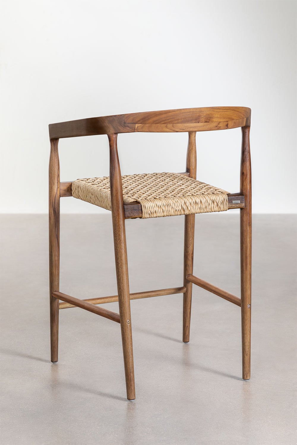 VISBY Outdoor High Chair, teak, 65 cm