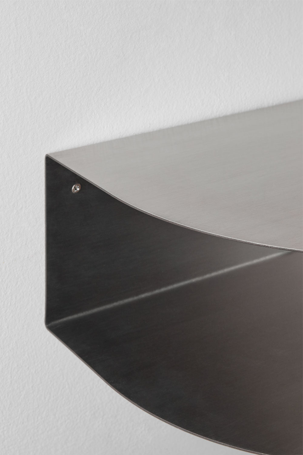 KELOURA wall-mounted nightstand, chrome