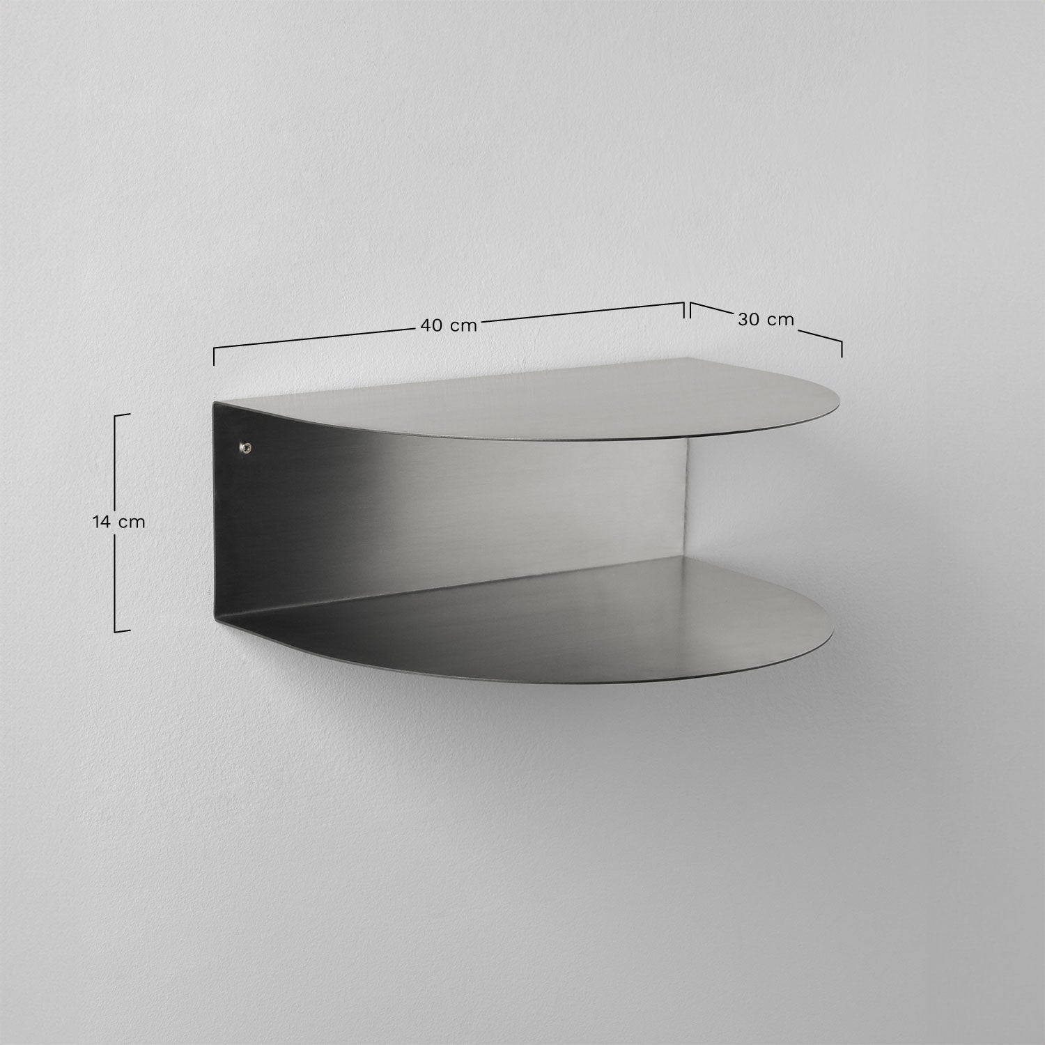Piekaramais naktsgaldiņš KELOURA, nerūsējošais tērauds
