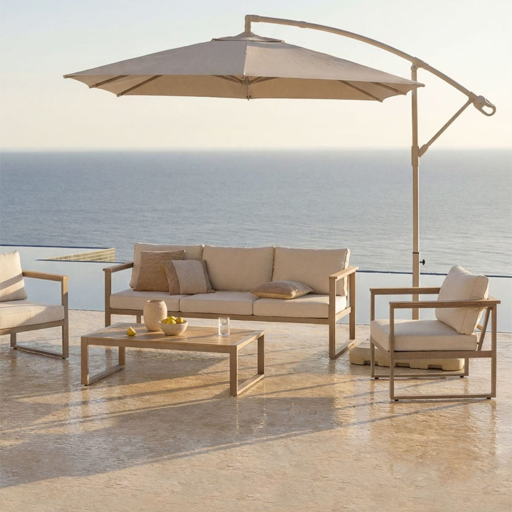 Outdoor umbrella SASIMPLO, cream