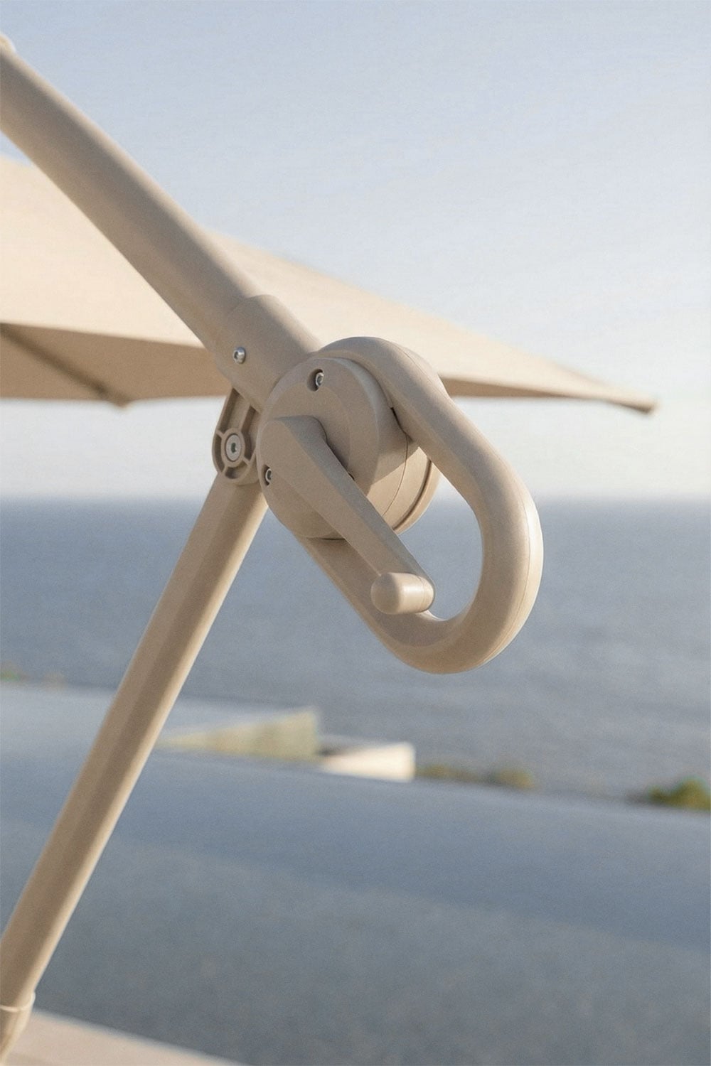 Outdoor umbrella SASIMPLO, cream
