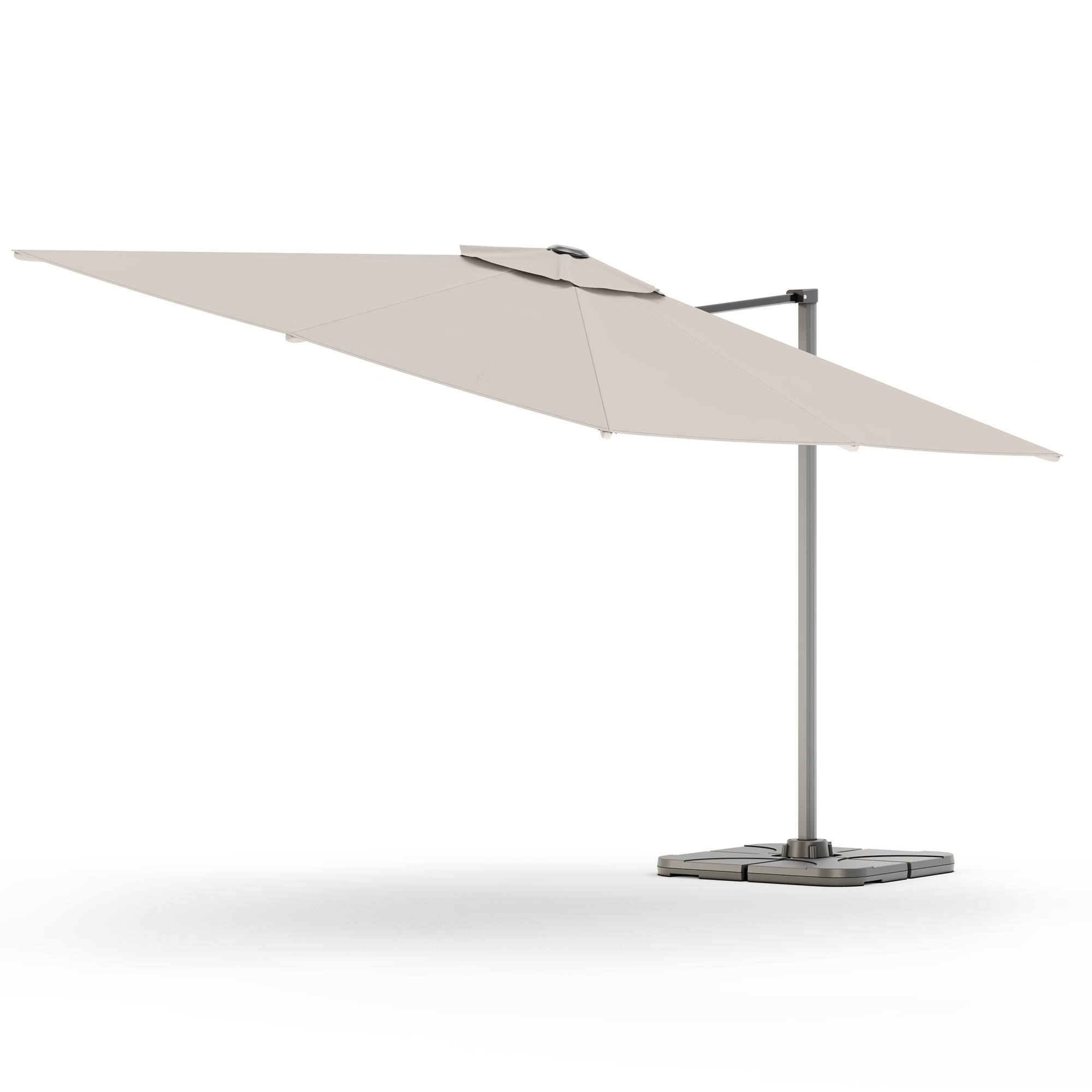 Garden umbrella VENISE, 4x3 m, sand