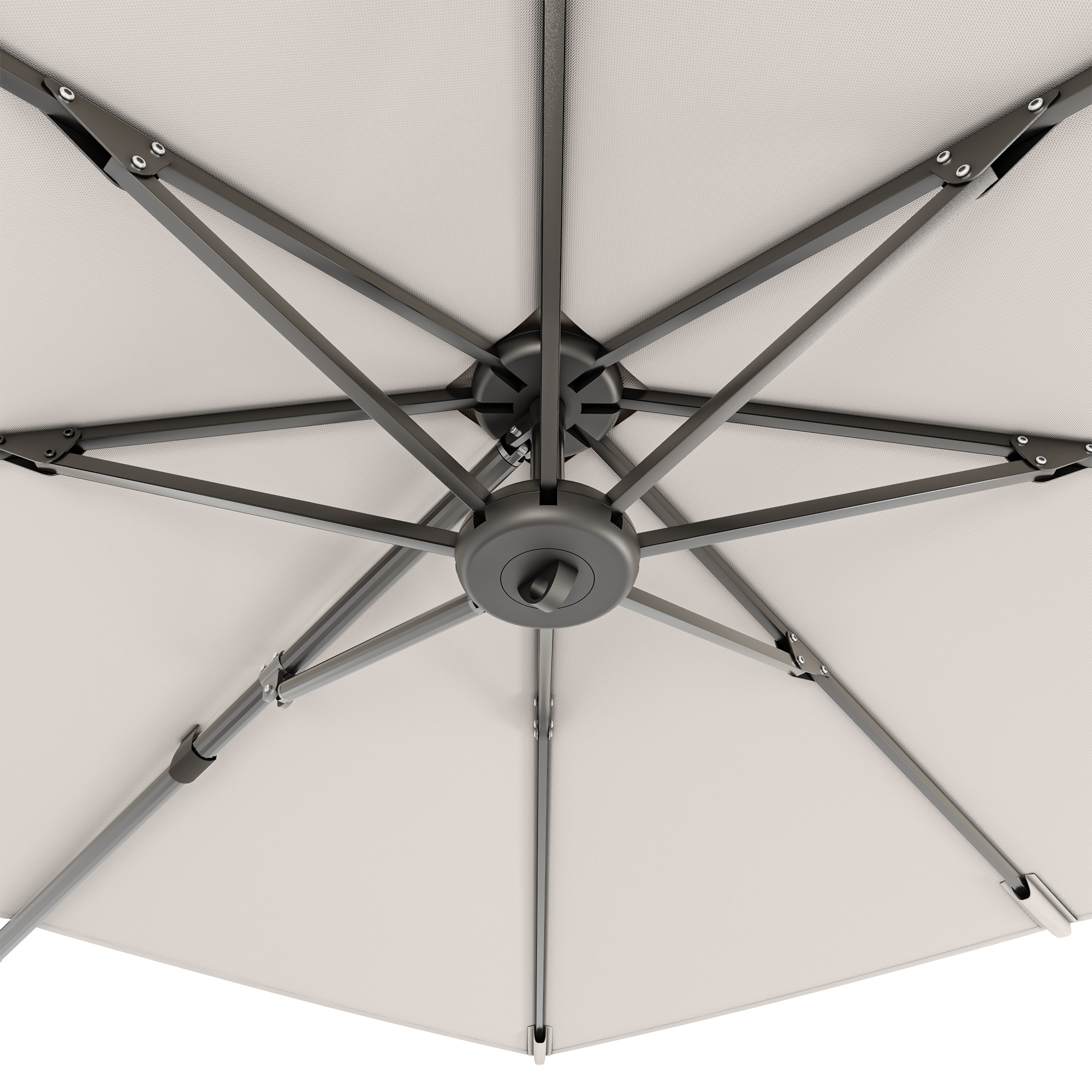 Garden umbrella VENISE, 4x3 m, sand