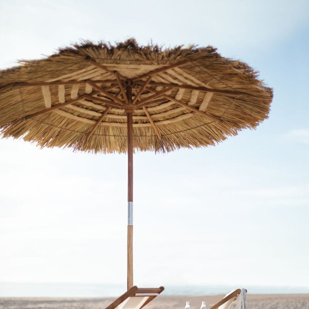 Parasol HELIOS, Teak wood