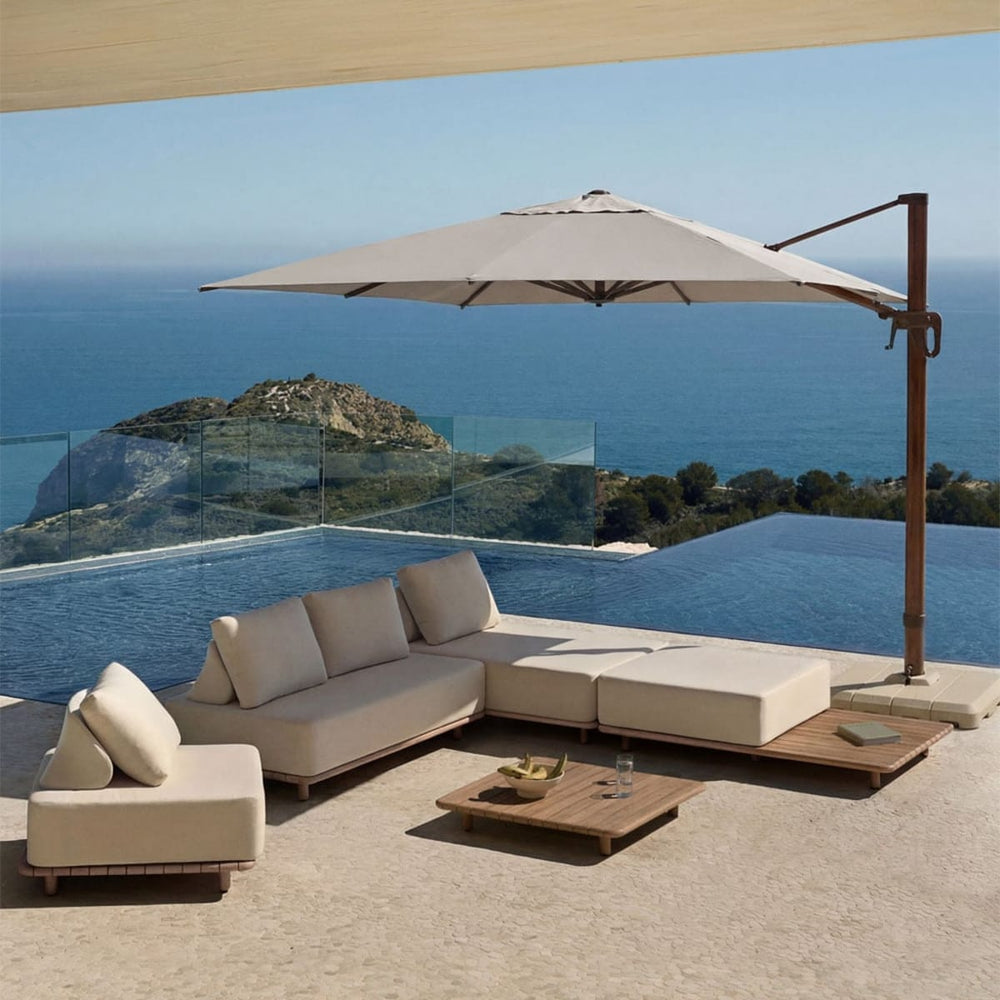 AZURE outdoor umbrella, beige