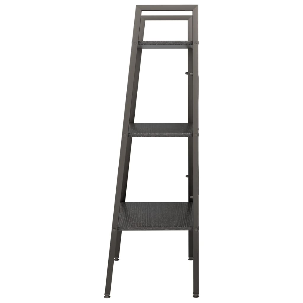 Pastatoma lentyna, 3 aukštų, juodos spalvos, 56x35x108cm - Namų Idėja