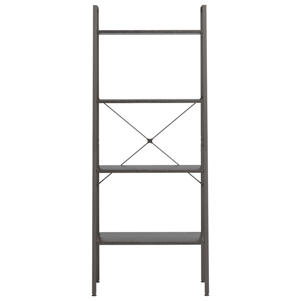 Pastatoma lentyna, 4 aukštų, juodos spalvos, 56x35x140cm - Namų Idėja