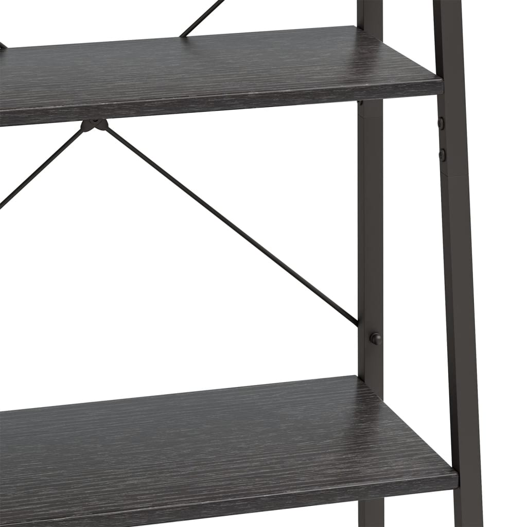 Pastatoma lentyna, 5 aukštų, juodos spalvos, 56x35x174cm - Namų Idėja