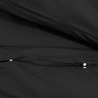 Patalynės komplektas, juodas, 200x200cm, medvilnė - Namų Idėja