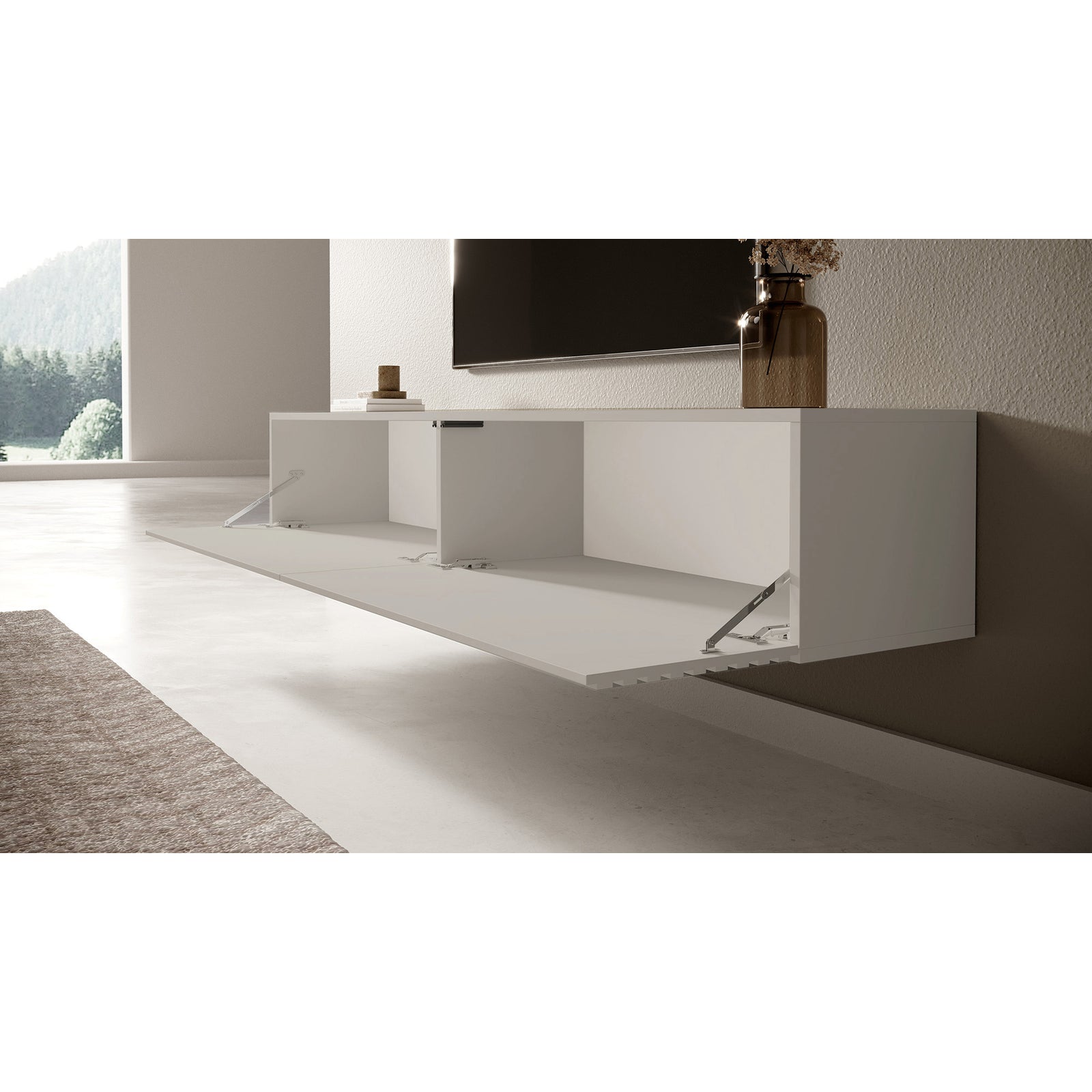 TV staliukas PAVAS, pilkas, 175 cm
