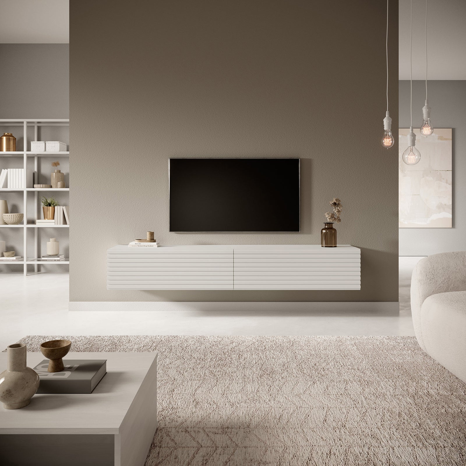 TV staliukas PAVAS, pilkas, 175 cm