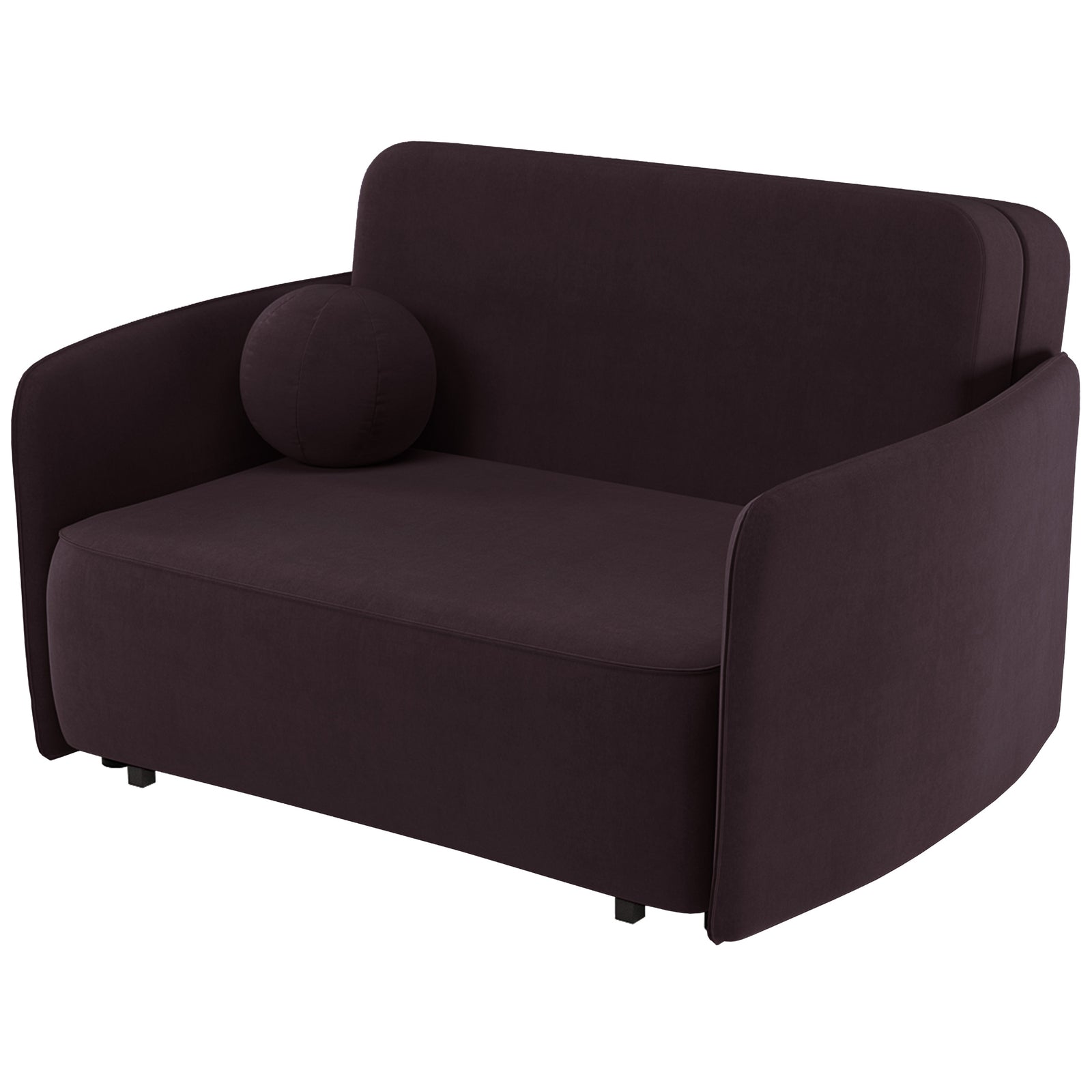 Sofa-lova PAXI, slyvinė šenilas
