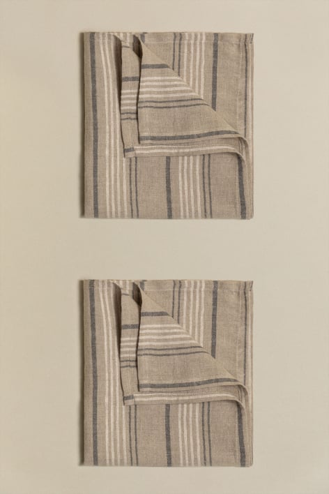 Chair DEXTER with armrests, rustic brown (3 pcs.)