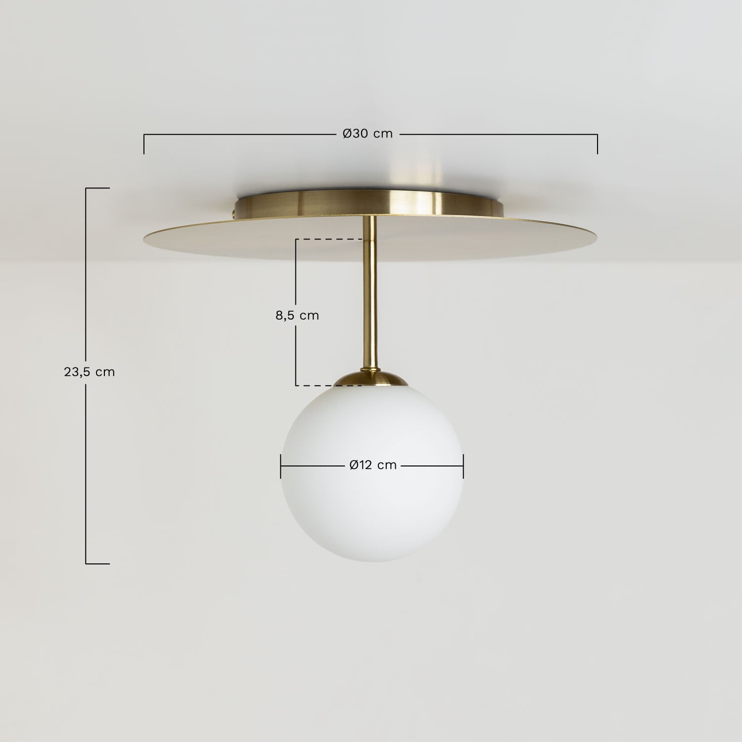 Pakabinamas šviestuvas UVELA, aukso, 105 cm