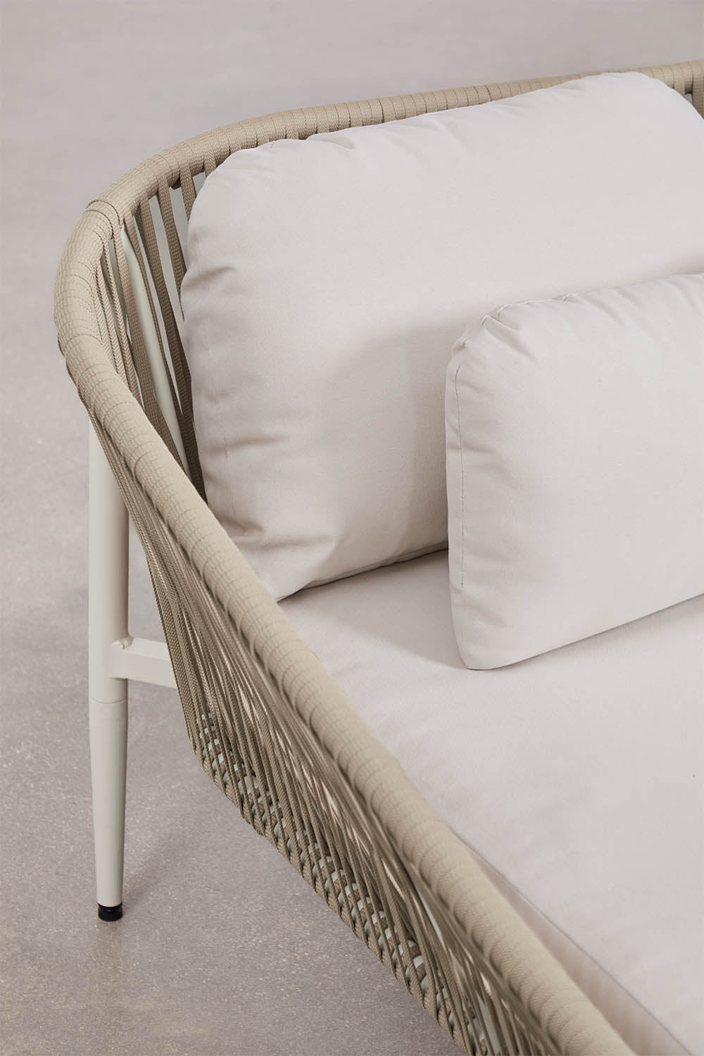 Double bed VELANO, cream