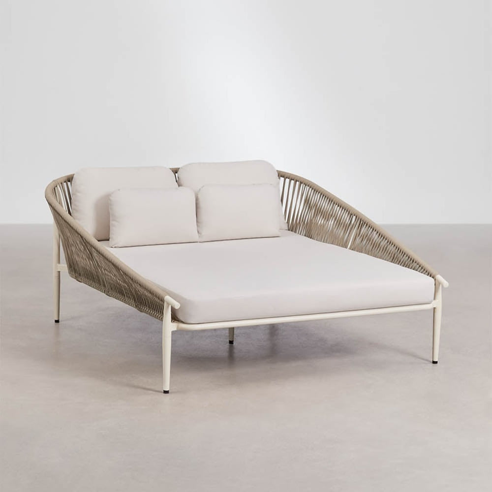 Double bed VELANO, cream