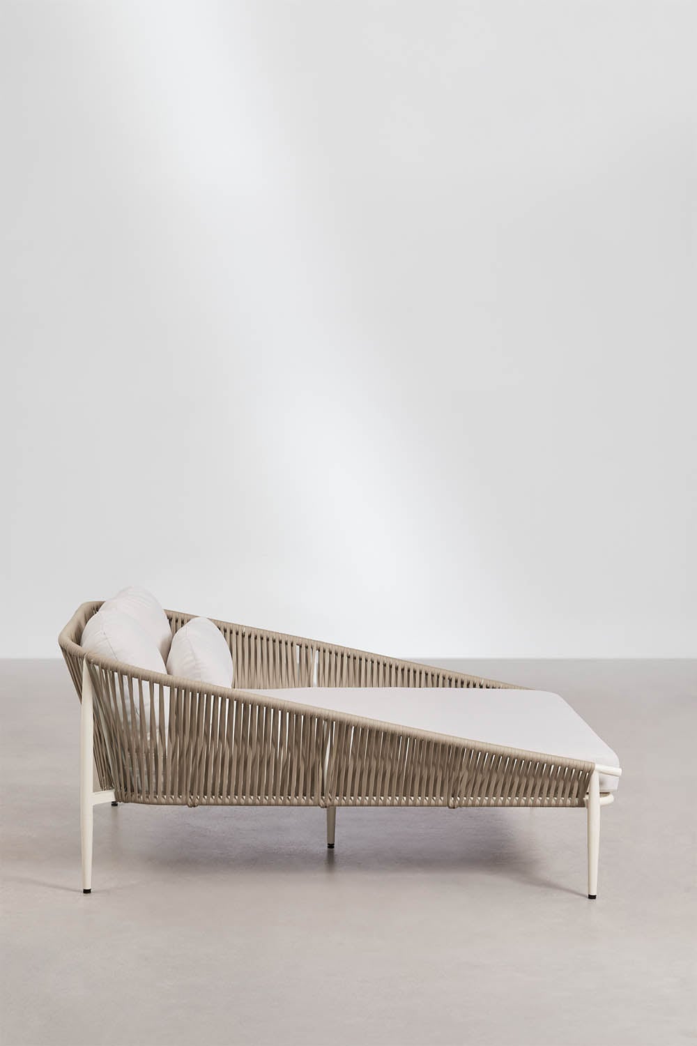 Double bed VELANO, cream