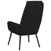 Poilsio kėdė, juodos spalvos, audinys - Namų Idėja