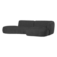 "Polly" sofa, dešinė pusė, pilka spalva - Namų Idėja