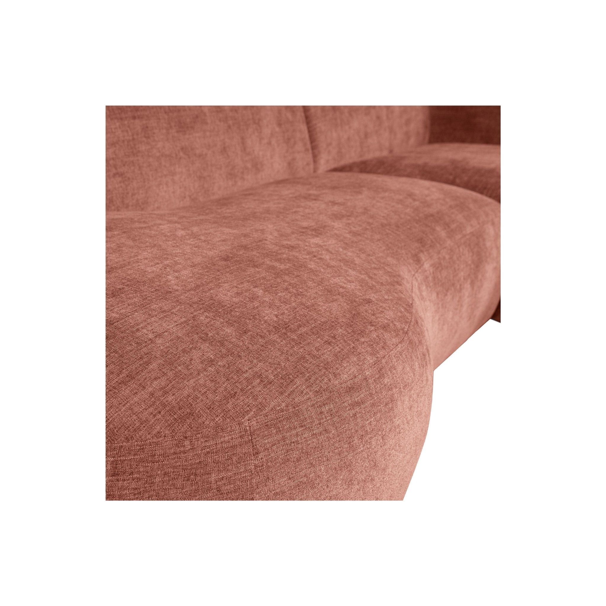 "Polly" sofa, dešinė pusė, rožinė spalva - Namų Idėja