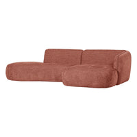"Polly" sofa, dešinė pusė, rožinė spalva - Namų Idėja