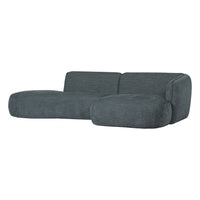 "Polly" sofa, dešinė pusė, žalia/ mėlyna - Namų Idėja